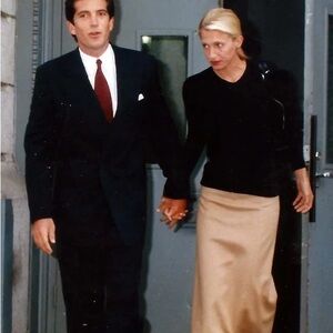 NUDE SATEEN SATIN MAXI SLIP SKIRT SZ S TULIP USA CAROLYN BESSETTE KENNEDY